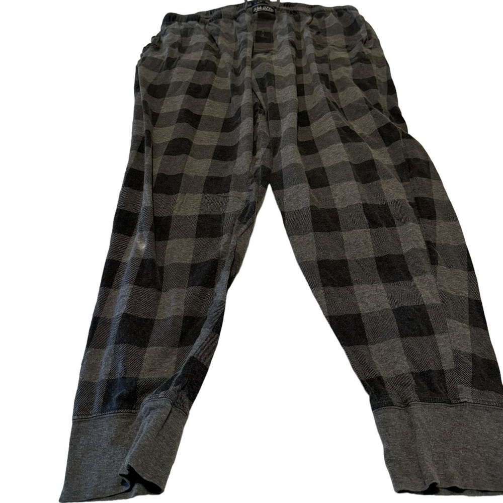 Polo Ralph Lauren flannel pajama joggers. Grey and black check. XL. Gently worn.